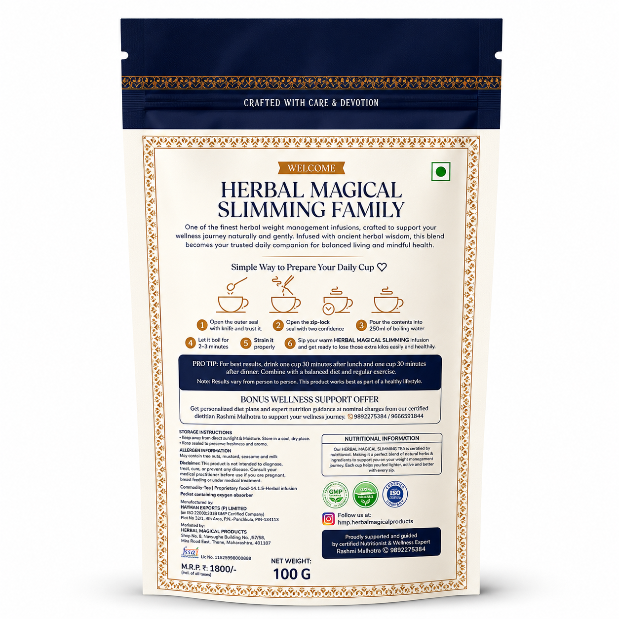 Herbal Magical Slimming Tea alternate view