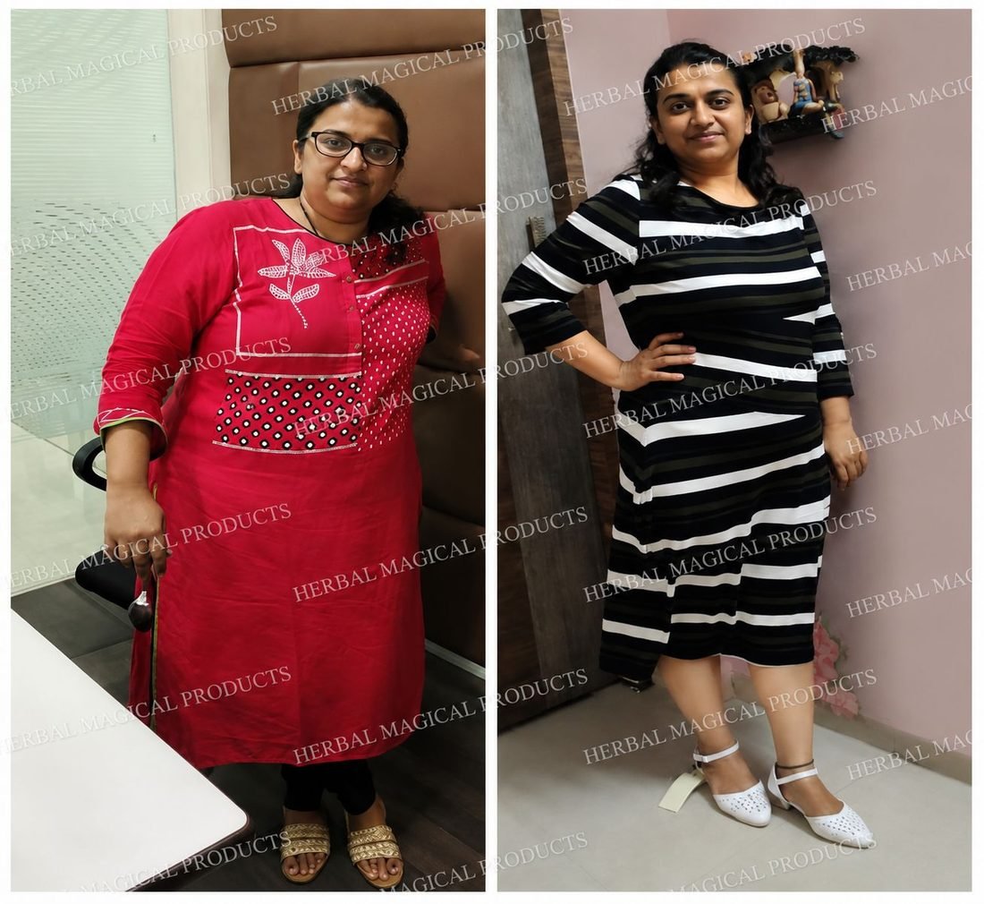 Herbal Magical Chai Lite customer transformation 3 — before and after